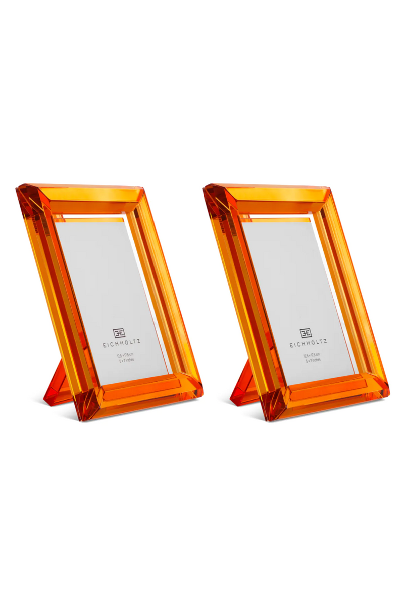 Orange Glass Picture Frames (2) | Eichholtz Theory | Oroatrade.com