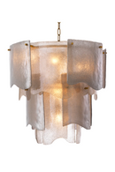 Tiered Glass Modern Chandelier | Eichholtz Asinara | Oroatrade.com