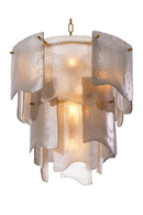 Tiered Glass Modern Chandelier | Eichholtz Asinara | Oroatrade.com