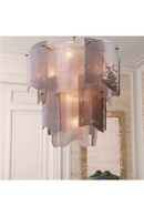 Tiered Glass Modern Chandelier | Eichholtz Asinara | Oroatrade.com