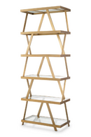 Brass-Framed Glass Cabinet | Eichholtz Billinghurst | Oroatrade.com