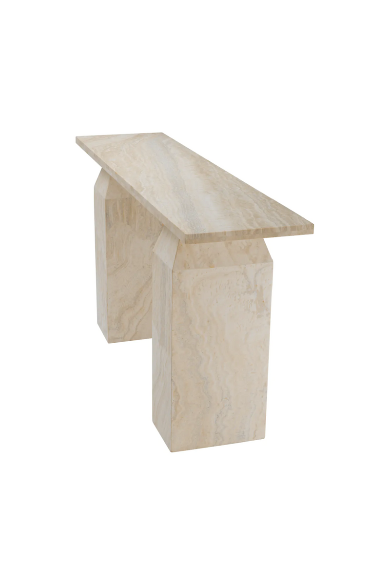 Rectangular Travertine Console Table | Eichholtz Tarragona | Oroatrade.com