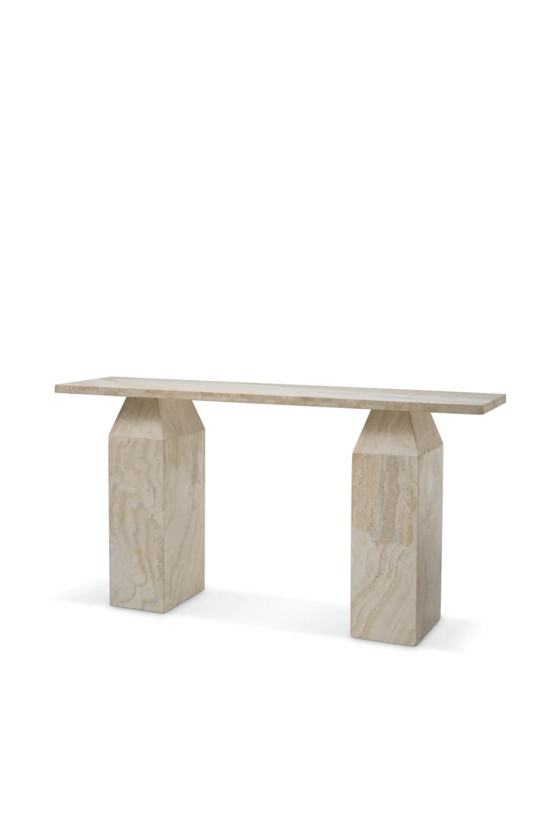 Rectangular Travertine Console Table | Eichholtz Tarragona | Oroatrade.com