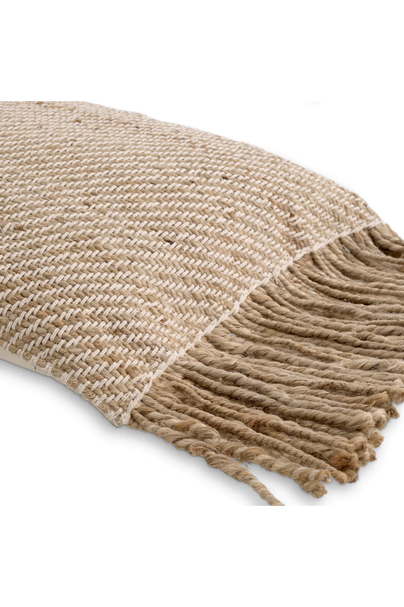 Natural Jute Fringed Cushion | Eichholtz Vieste | Oroatrade.com