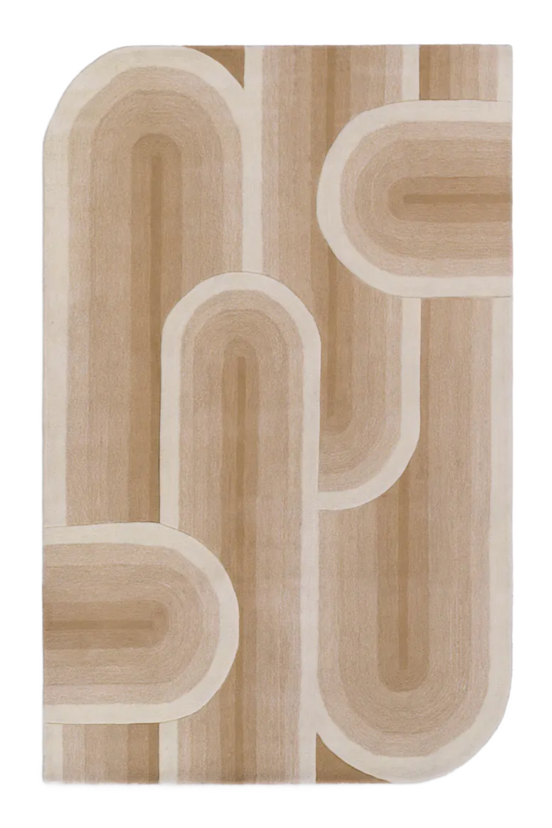 Beige Hand-Tufted Wool Carpet | Eichholtz Marsala | Oroatrade.com