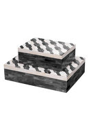 Gray Patterned Box | Eichholtz Rodeo | Oroatrade.com