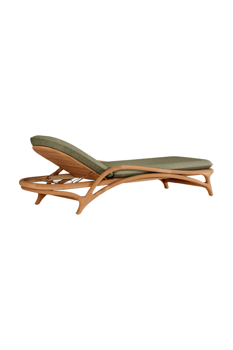 Adjustable Teak Outdoor Lounger | Ethnicraft Zen | Oroatrade.com