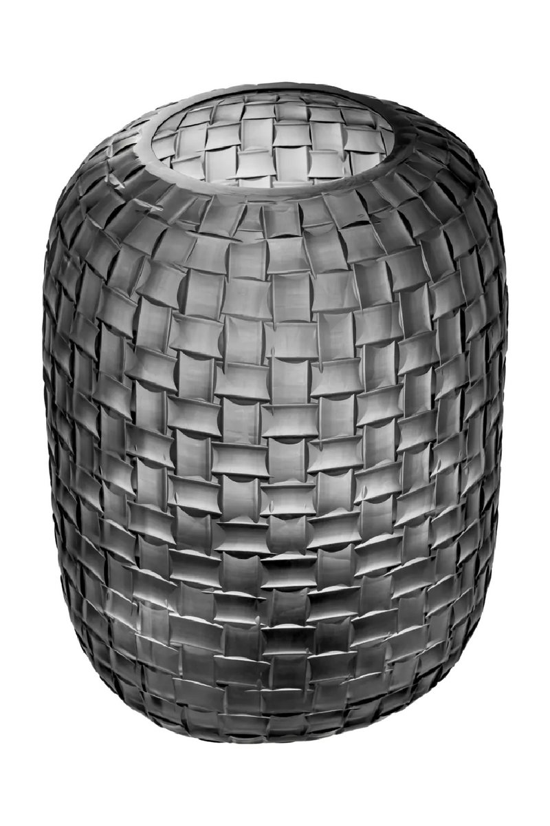 Gray Hand Blown Glass Vase | Eichholtz Varese | Oroatrade.com