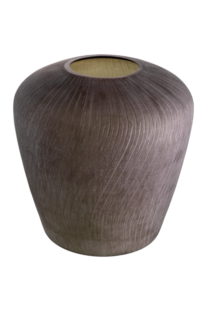 Brown Handblown Glass Vase | Eichholtz Tarlow | Oroatrade.com