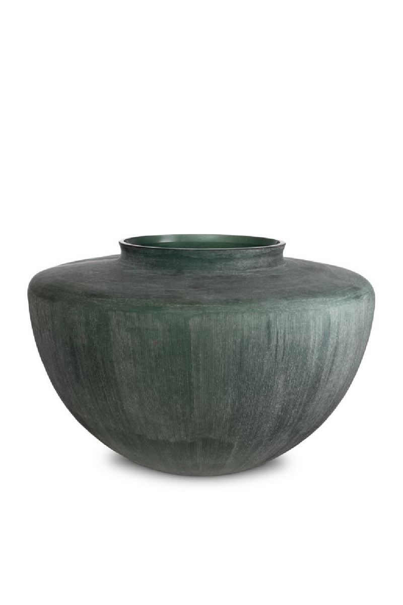 Green Handblown Glass Vase | Eichholtz Wainscott | Oroatrade.com