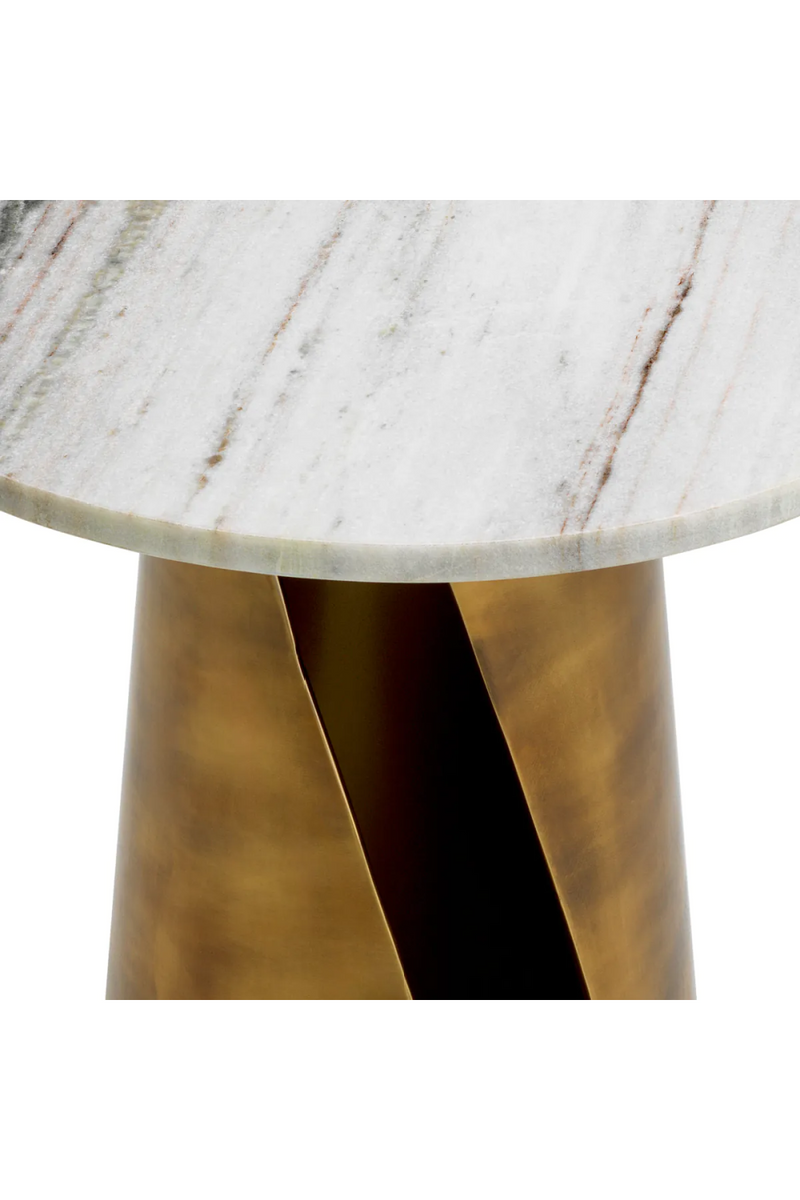 White Marble Side Table | Eichholtz Nuova | Oroatrade.com