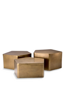 Vintage Gold Coffee Table Set (3) | Eichholtz Veenazza | Oroatrade.com