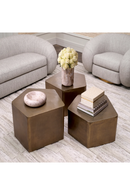 Vintage Gold Coffee Table Set (3) | Eichholtz Veenazza | Oroatrade.com