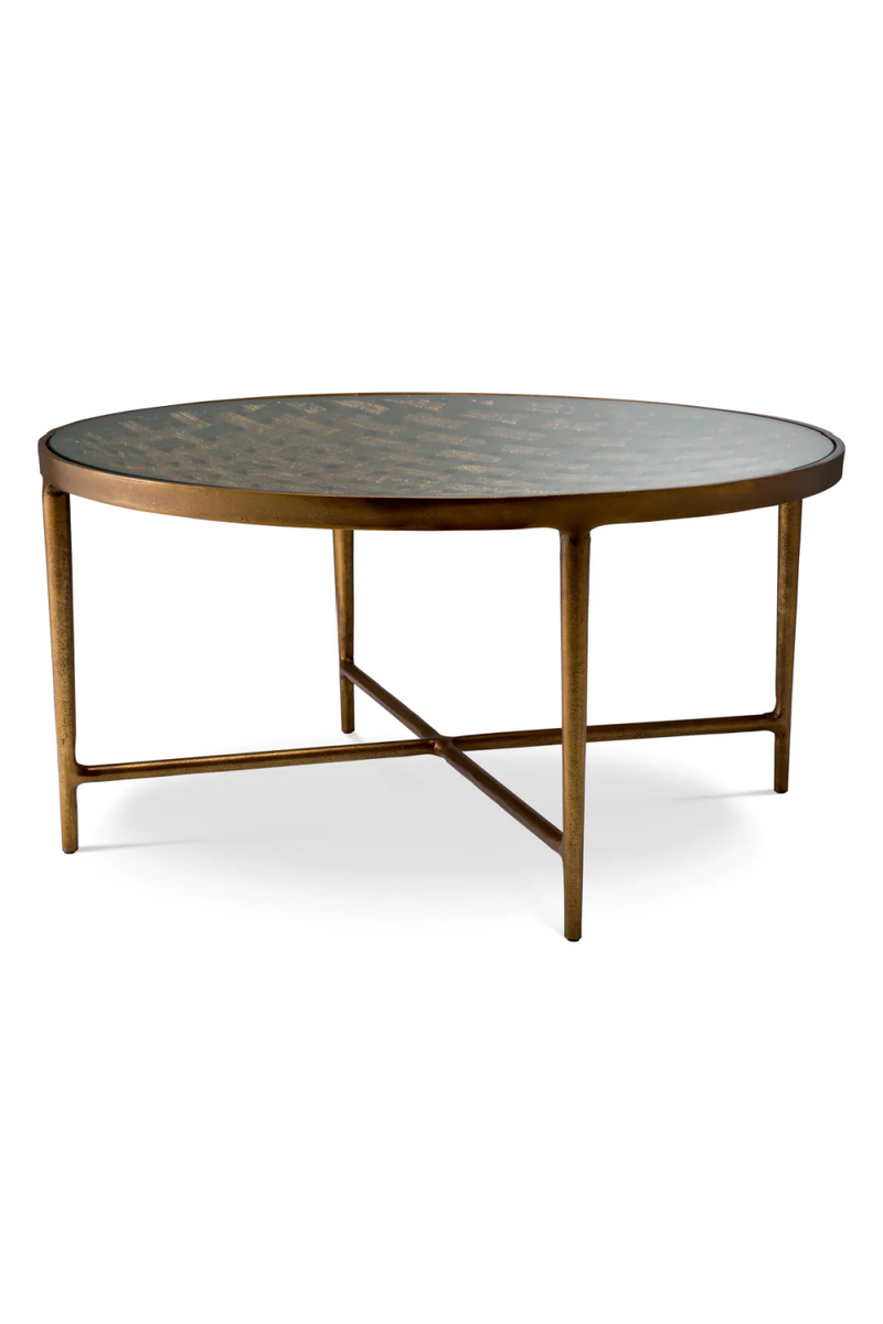 Woven-Patterned Coffee Table | Eichholtz Sorrento | Oroatrade.com