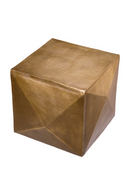 Antique Brass Faceted Side Table | Eichholtz Maratea | Oroatrade.com