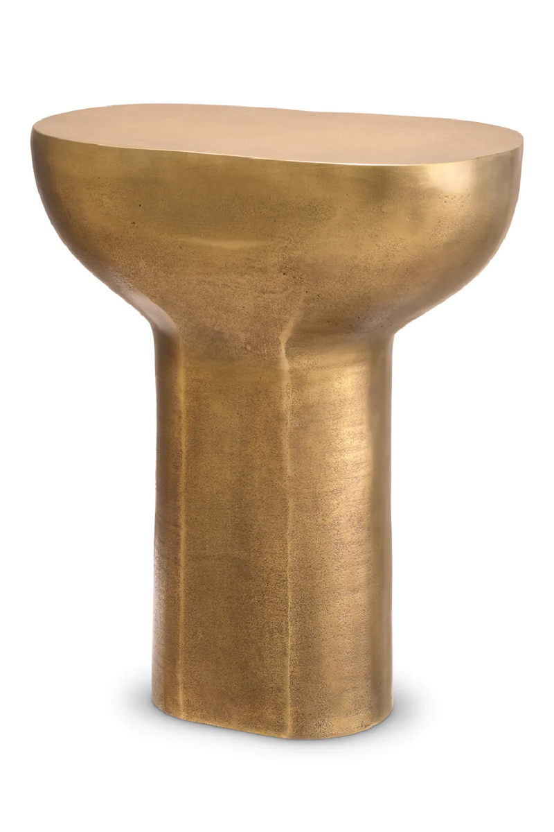 Antique Brass Oval Side Table | Eichholtz Cremona | Oroatrade.com