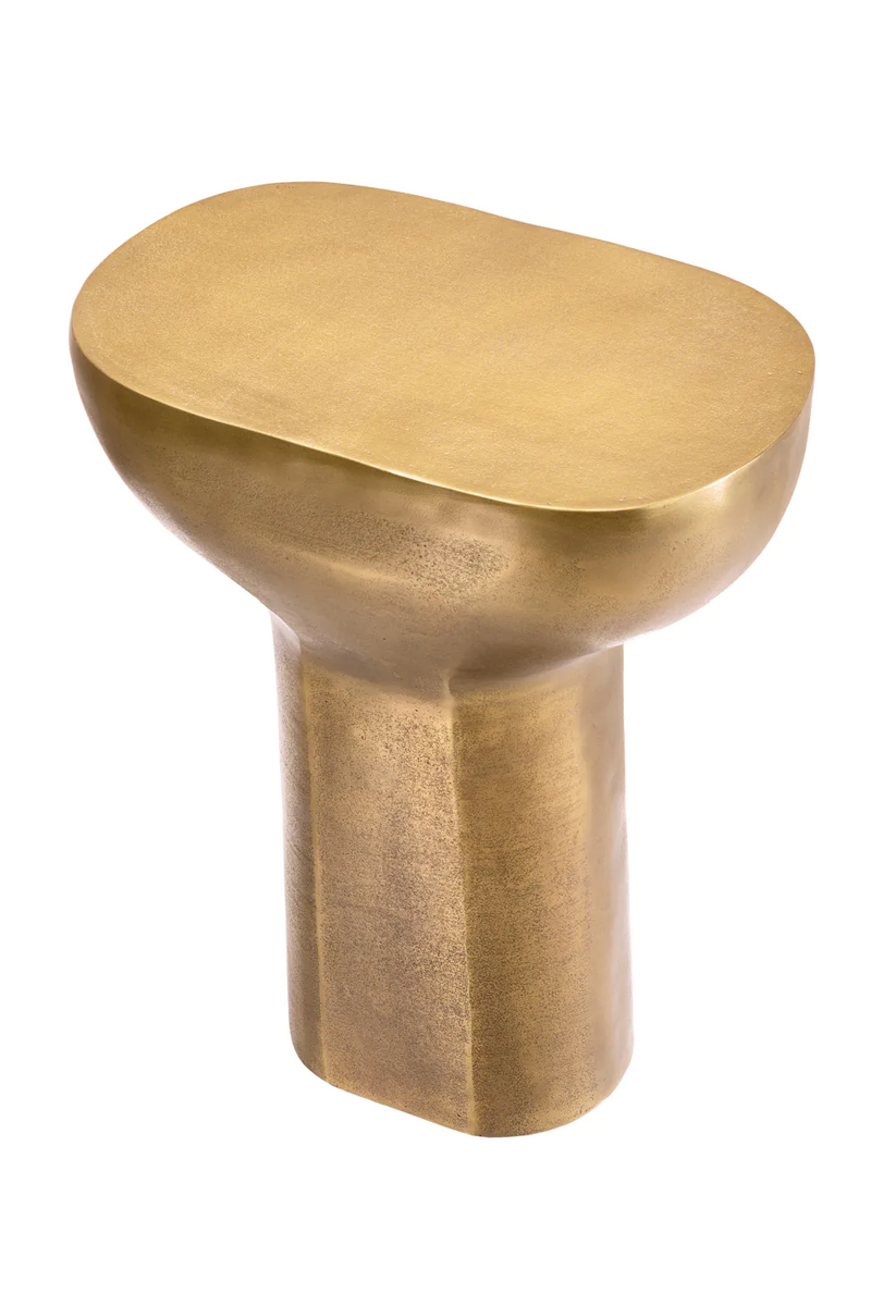 Antique Brass Oval Side Table | Eichholtz Cremona | Oroatrade.com