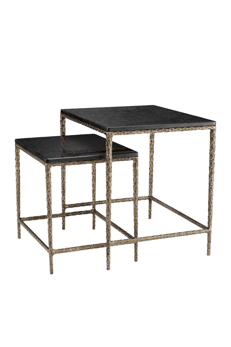 Black Granite Nesting Coffee Tables (2) | Eichholtz Ferndale | Oroatrade.com