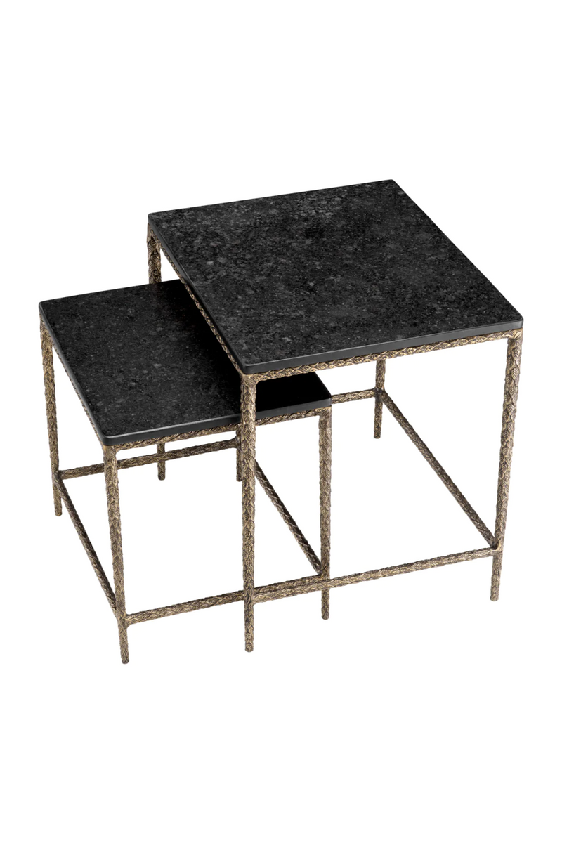 Black Granite Nesting Coffee Tables (2) | Eichholtz Ferndale | Oroatrade.com