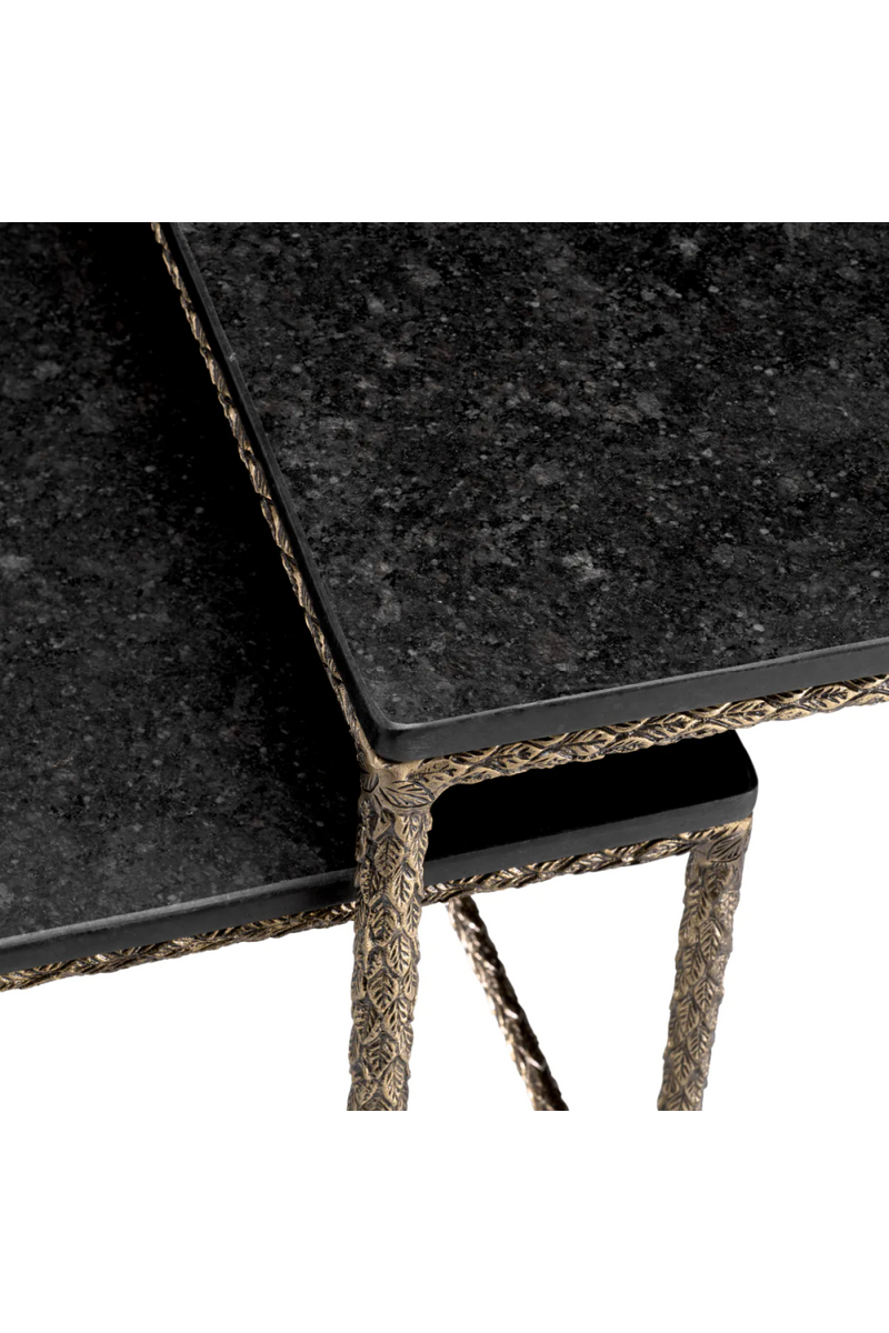 Black Granite Nesting Coffee Tables (2) | Eichholtz Ferndale | Oroatrade.com