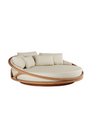 Round Teak Outdoor Daybed | Morpho By Tomorrowland Solis | Oroatrade.com