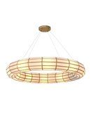 Glass Panels Round Chandelier | Eichholtz Ronco