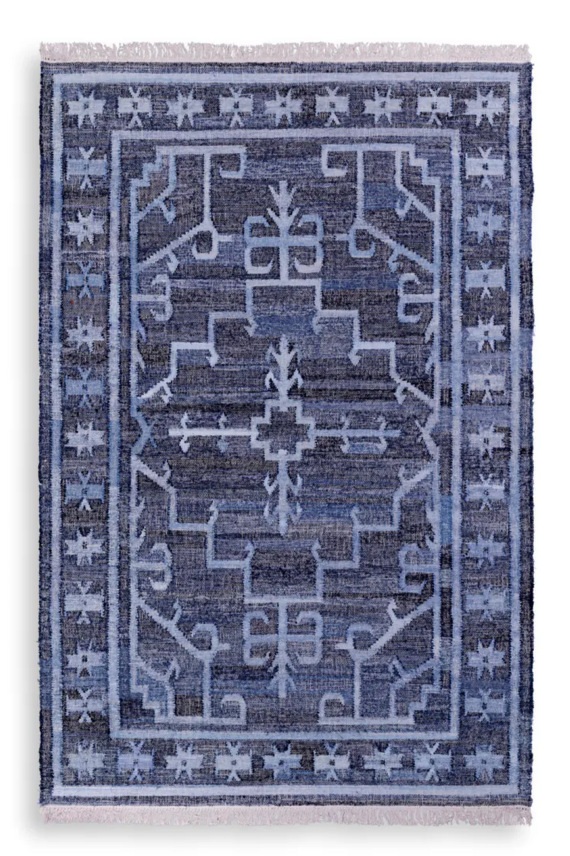 Hand-woven Denim Carpet | Eichholtz Palmaria | Oroatrade.com