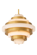 Alabaster Tiered Chandelier | Eichholtz Lazzari | Oroatrade.com