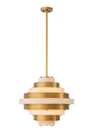 Alabaster Tiered Chandelier | Eichholtz Lazzari | Oroatrade.com