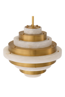 Alabaster Tiered Chandelier | Eichholtz Lazzari | Oroatrade.com