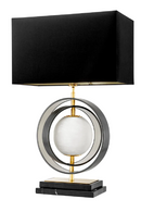 Black Shade Table Lamp | Eichholtz Pearl | Oroatrade.com