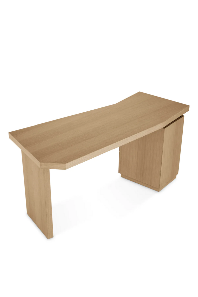 Natural Oak 3-Drawer Desk | Eichholtz Sarah | Oroatrade.com