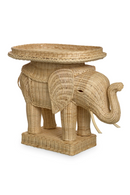 Rattan Sculptural Side Table | Eichholtz Elephant | Oroatrade.com