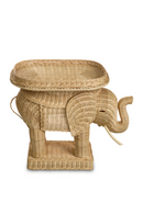Rattan Sculptural Side Table | Eichholtz Elephant | Oroatrade.com