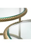 Vintage Brass Round Side Tables (2) | Eichholtz Addison | Oroatrade.com