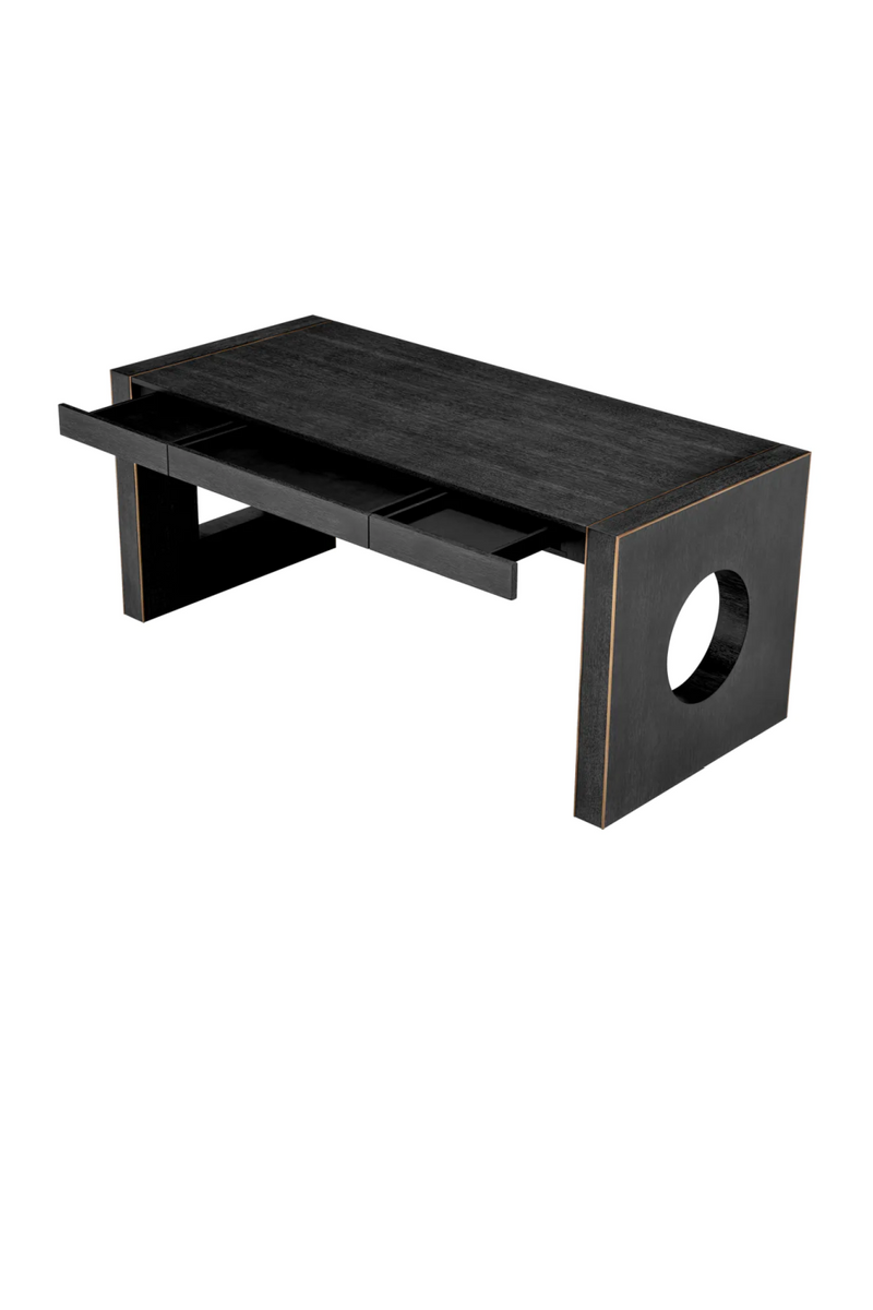 Charcoal Gray Oak Desk | Eichholtz Rovigo | Oroatrade.com