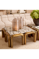 Vintage Brass Leg Coffee Table | Eichholtz Sunwood | Oroatrade.com