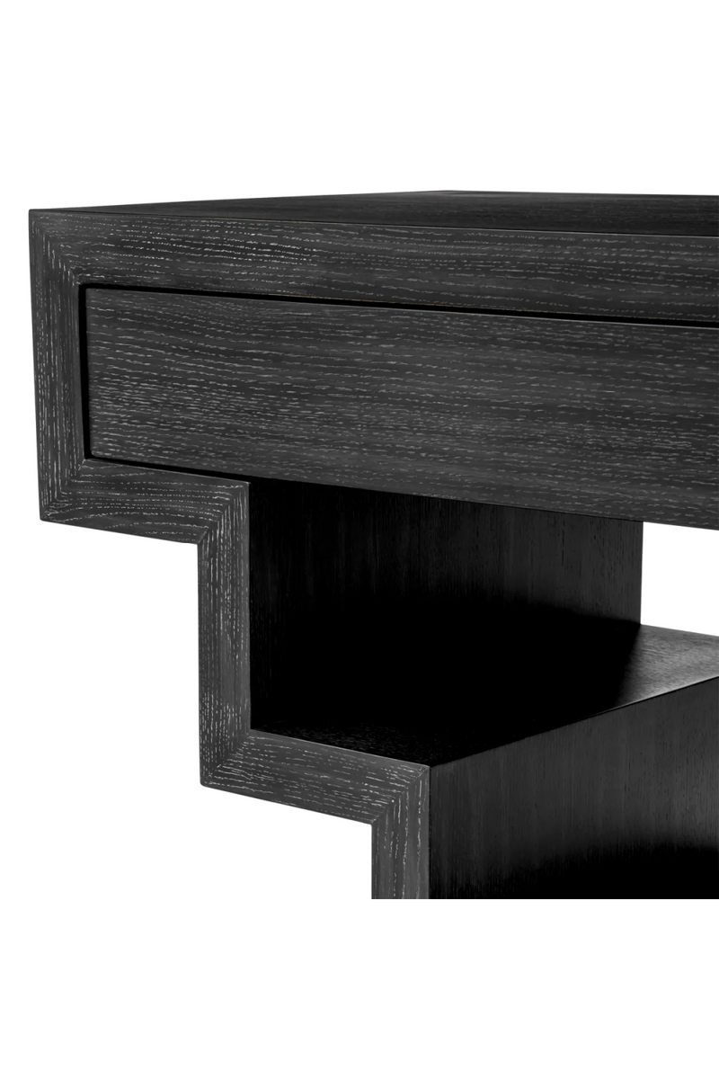 Oak Geometrical Console Table | Eichholtz Rialto | Oroatrade.com