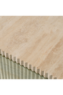 Square Travertine Pedestal Coffee Table | Eichholtz Brindisi | Oroatrade.com