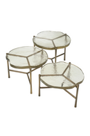 Frosted Glass Coffee Table Set (3) | Eichholtz Baldovini | Oroatrade.com
