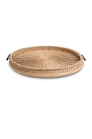 Natural Rattan Round Tray | Eichholtz Vimini | Oroatrade.com