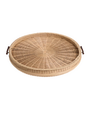 Natural Rattan Round Tray | Eichholtz Vimini | Oroatrade.com
