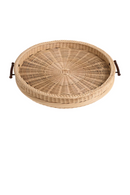 Natural Rattan Round Tray | Eichholtz Vimini | Oroatrade.com