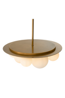 White Glass Globes Chandelier | Eichholtz Orsini | Oroatrade.com