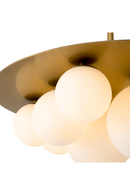 White Glass Globes Chandelier | Eichholtz Orsini | Oroatrade.com
