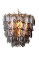 Handmade Glass Tiered Chandelier | Eichholtz Elias | Oroatrade.com