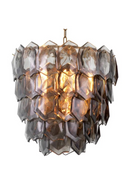 Handmade Glass Tiered Chandelier | Eichholtz Elias | Oroatrade.com