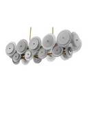 Sugared Glass Linear Chandelier | Eichholtz Hyde | Oroatrade.com