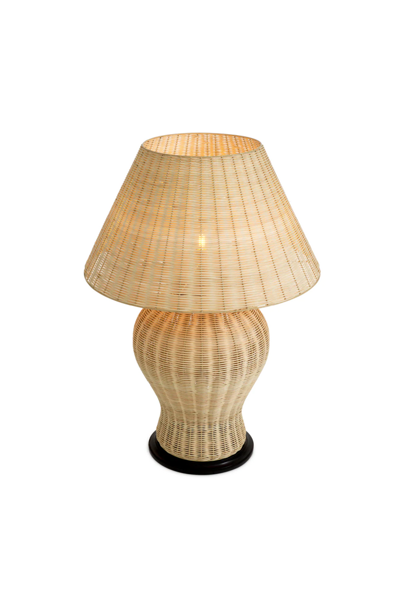 Natural Rattan Table Lamp | Eichholtz Dupoint | Oroatrade.com