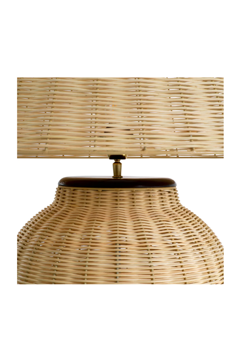 Natural Rattan Table Lamp | Eichholtz Dupoint | Oroatrade.com